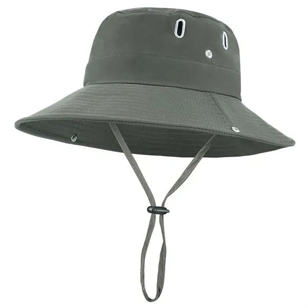 Full Color Imprint Outdoor Fishing Wide Brim Sun Bucket Hat