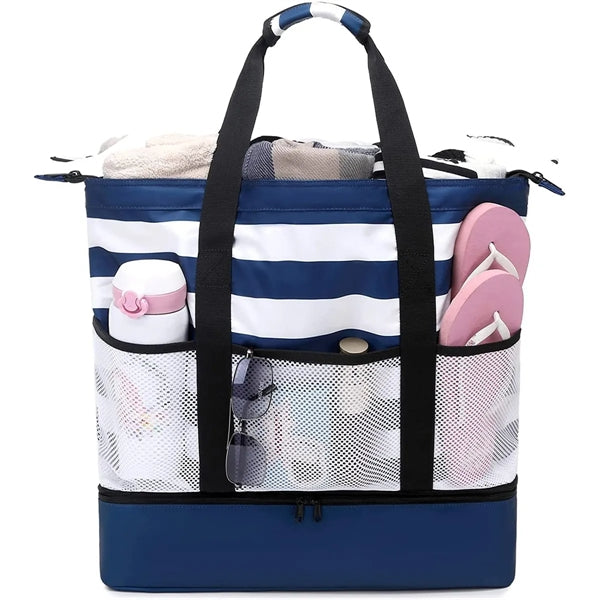 Beach Foldable Cooler Tote Bag