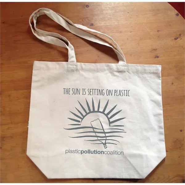 10 Oz Natural Cotton Canvas Boat Tote Bag