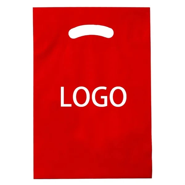 Recyclable Die Cut Plastic Bag 9x13