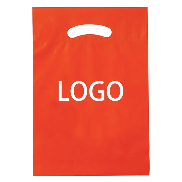 Recyclable Die Cut Plastic Bag 9x13