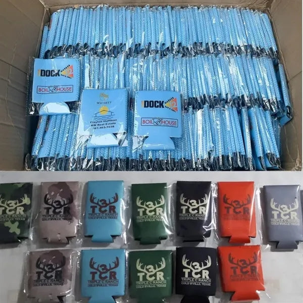 12 Oz Collapsible Neoprene Can Coolers