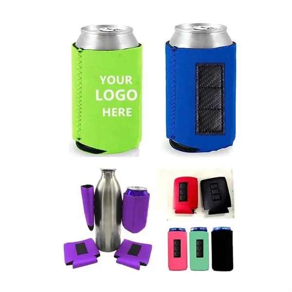 Magnetic Neoprene Collapsible Can Coolers