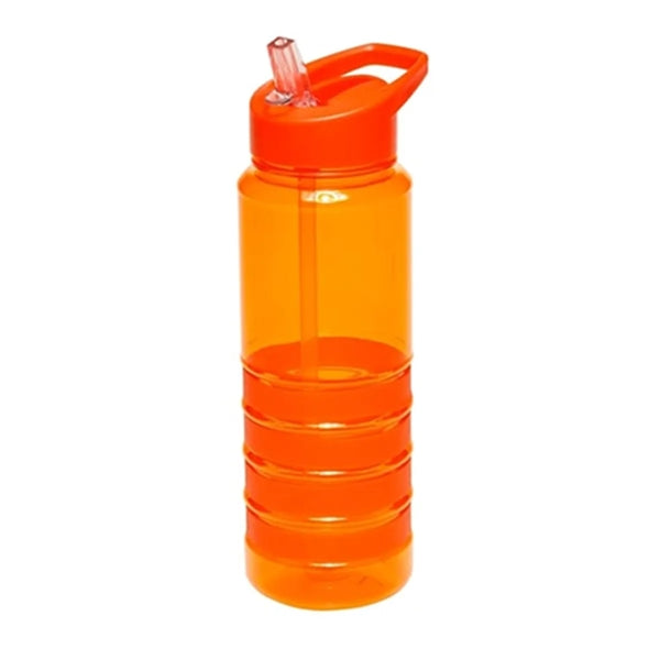 24oz Sports Water Bottle With Flip Straw Lid