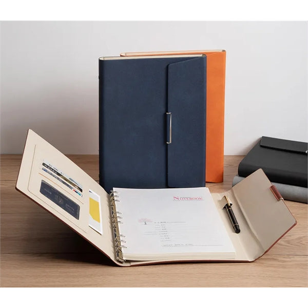 Refillable A5 PU Leather Binder Journal