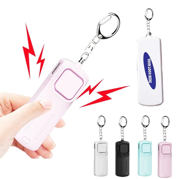 USB Recharge Personal Safety Keychain Alarm for Women