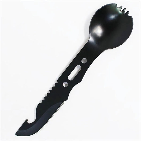 Outdoor Camping Tactical Multi-Tool Spork Knife
