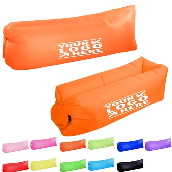 Vibrant Customizable Eye-Catching Inflatable Logo Lounger