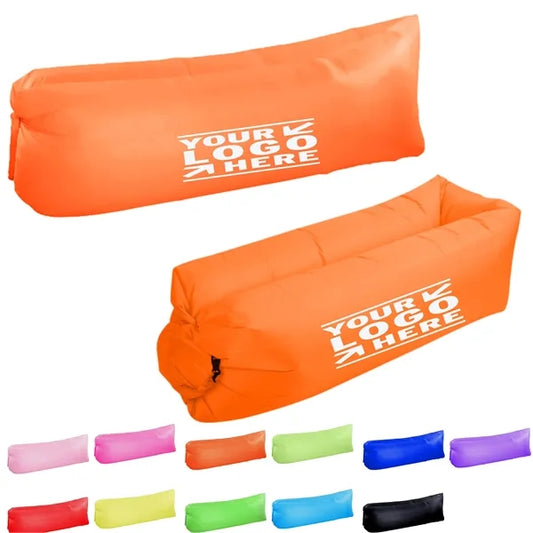 Vibrant Customizable Eye-Catching Inflatable Logo Lounger