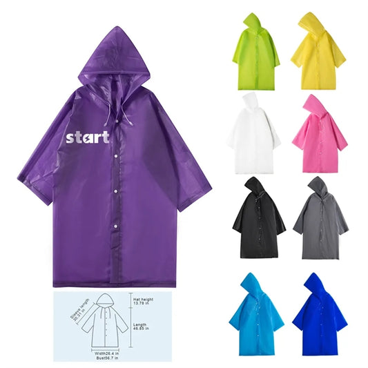 Thickened EVA Adult Rain Poncho