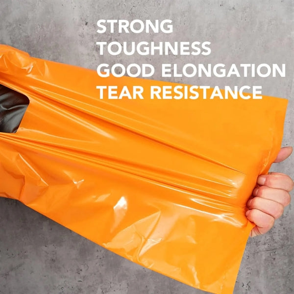Die Cut Fold-Over Reinforced Plastic Bag