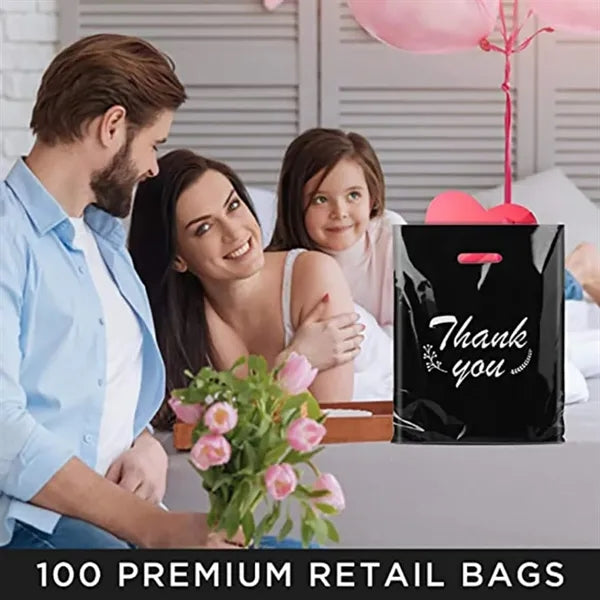 Die Cut Fold-Over Reinforced Plastic Bag