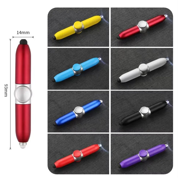 Fidget Spinner Multi-function LED Ballpoint Pen