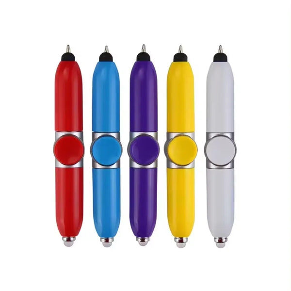 Fidget Spinner Multi-function LED Ballpoint Pen