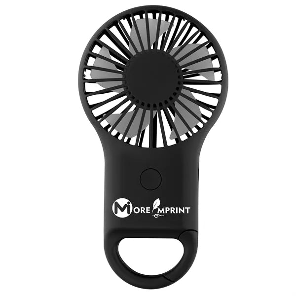 Light up lantern rechargeable handheld fan with carabiner