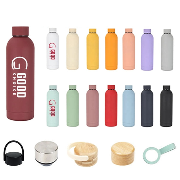 16 OZ Frosted Insulated Water Bottle