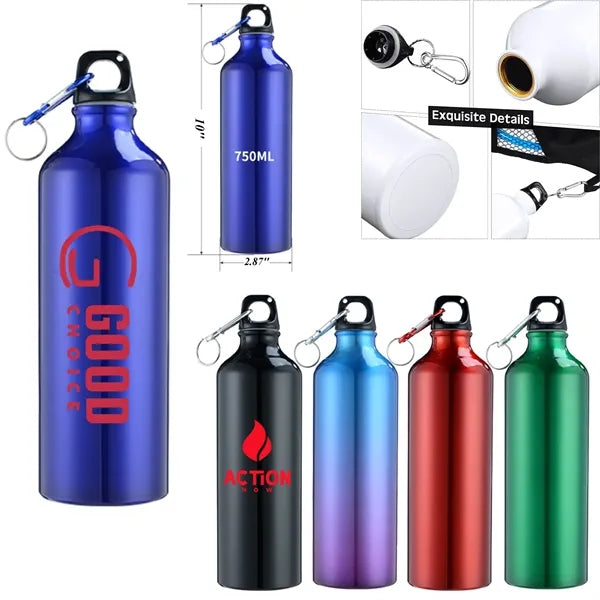 25 OZ Aluminum Sports Water Bottle