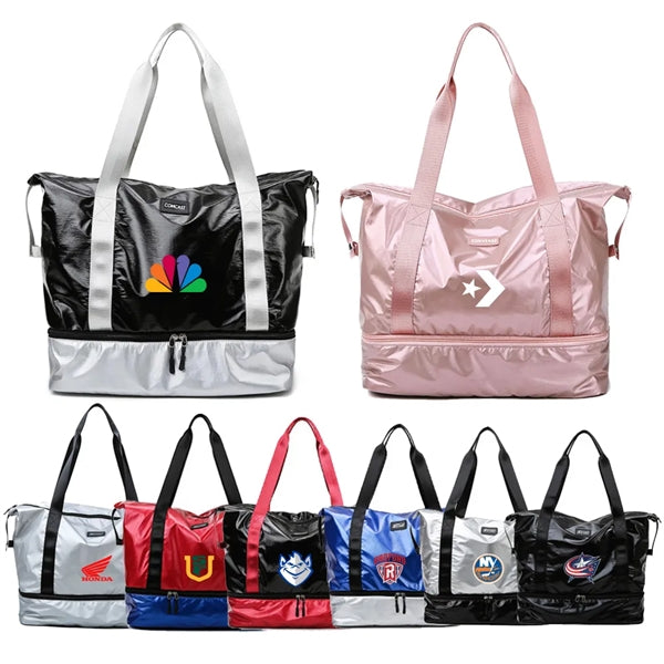 Gym Tote Bag WIth Shoe Organizer
