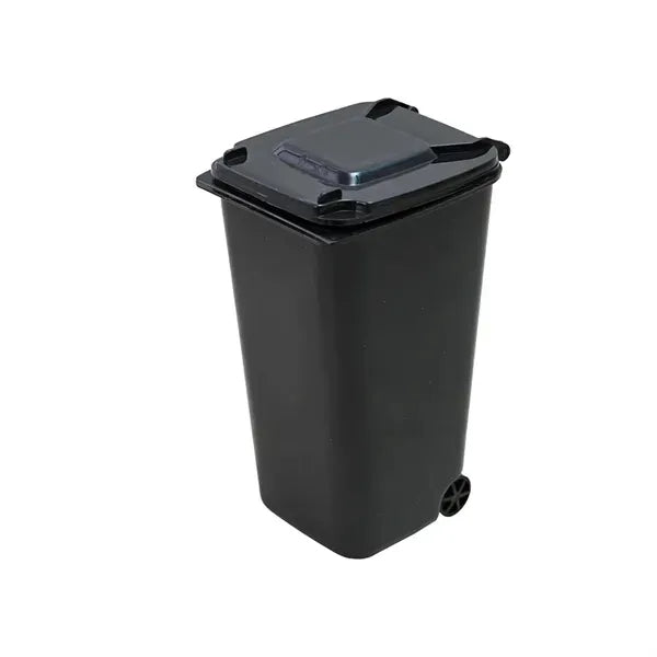 Mini Desk Garbage Bin Pen Holder with Lid