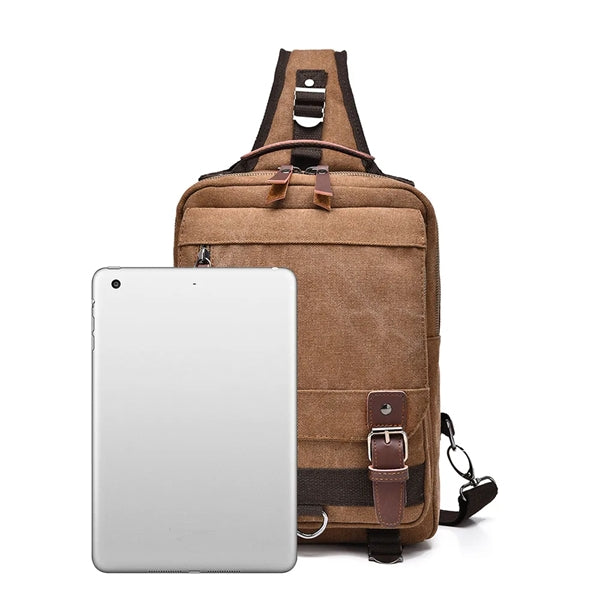 Cross Body Messenger Shoulder Sling Backpack Bag