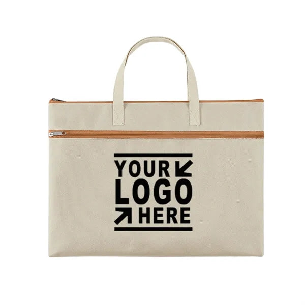 Zipper A4 File Folder Pouch with Handle