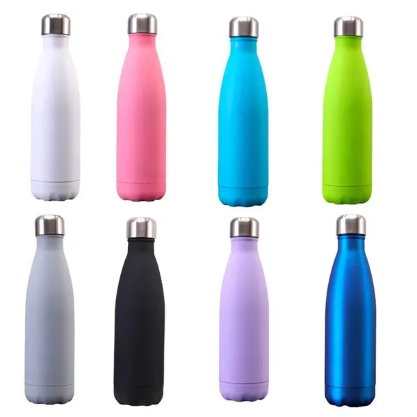 16Oz Stainless Steel Insulated Sport Water Bottle