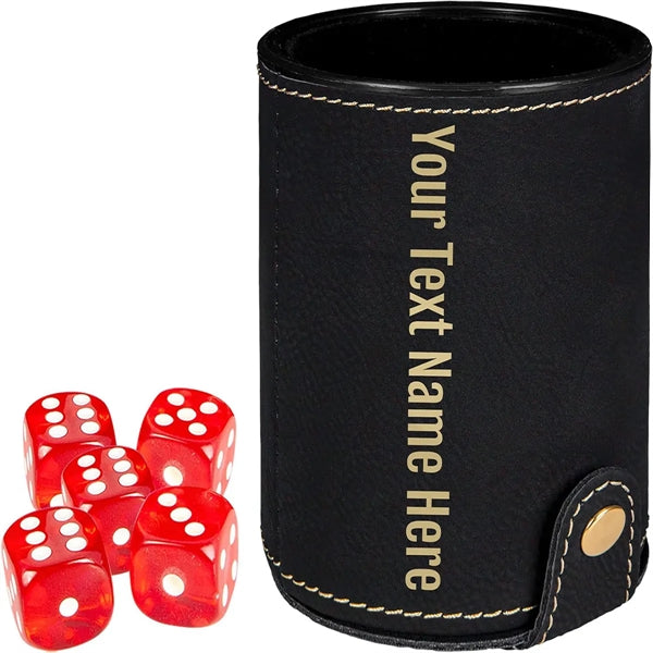 Set Of Dice Cup With Storage Compartment
