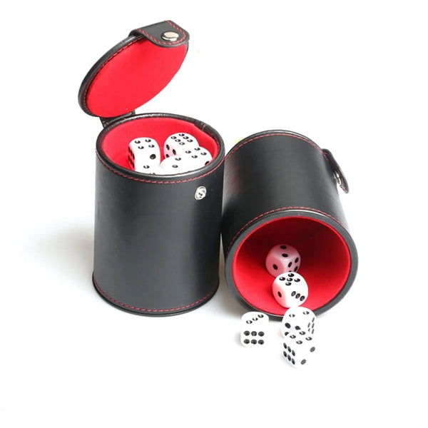 Set Of Dice Cup With Storage Compartment