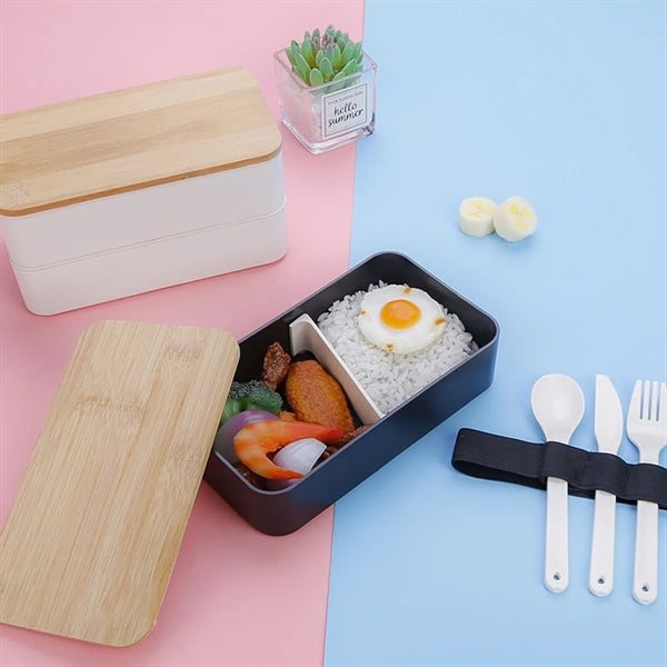 Children And Adults Double Layer Lunch Box