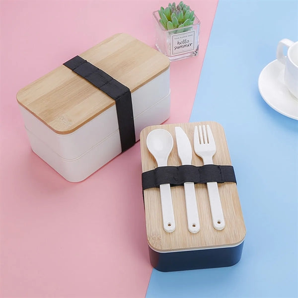 Children And Adults Double Layer Lunch Box