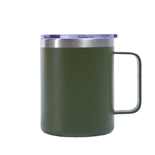 Double Layer Vacuum With Handle Thermos Cup