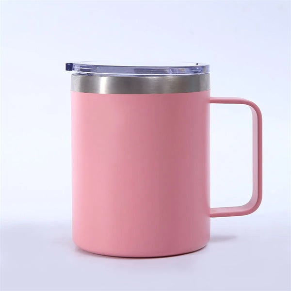 Double Layer Vacuum With Handle Thermos Cup