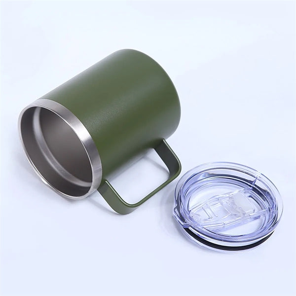Double Layer Vacuum With Handle Thermos Cup