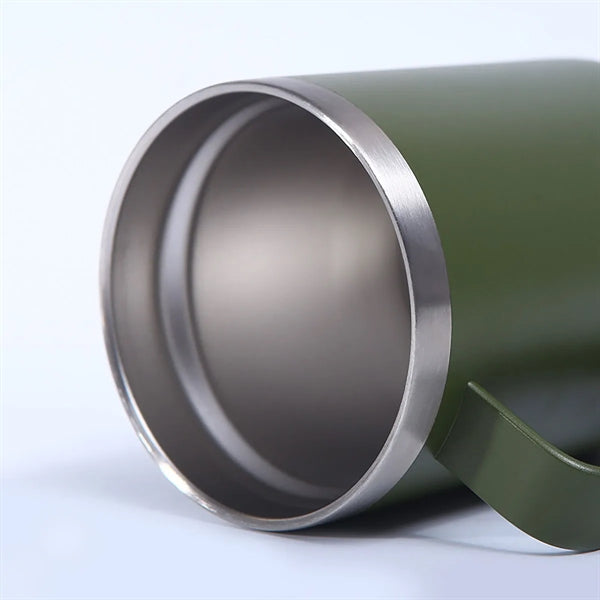 Double Layer Vacuum With Handle Thermos Cup