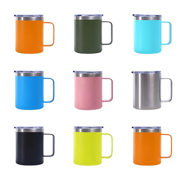 Double Layer Vacuum With Handle Thermos Cup