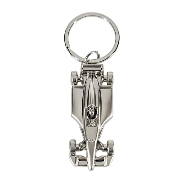 Metal Racecar Keychain