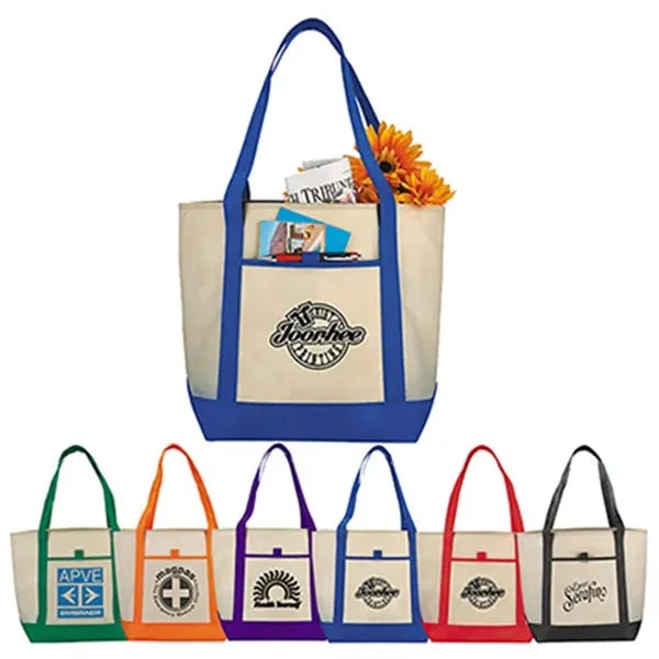 Lighthouse Non-Woven Boat Tote