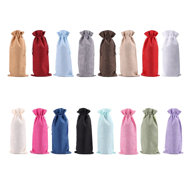 Linen Wine Bag