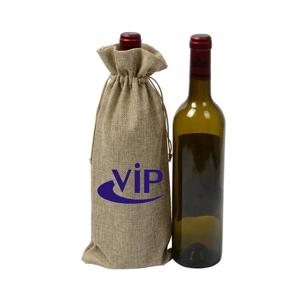 Linen Wine Bag