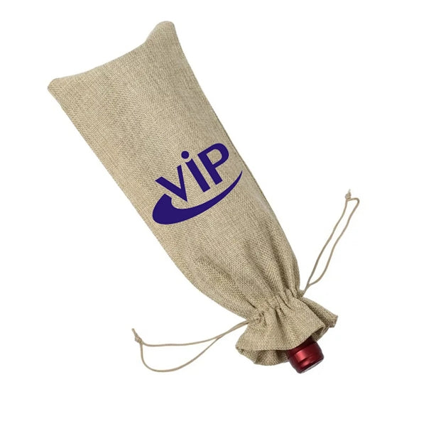 Linen Wine Bag