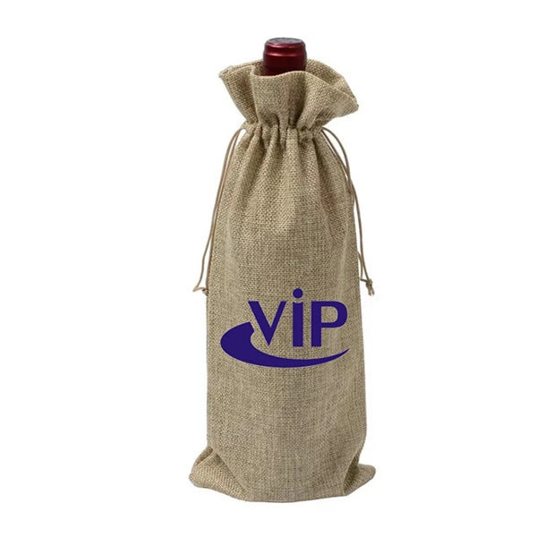 Linen Wine Bag