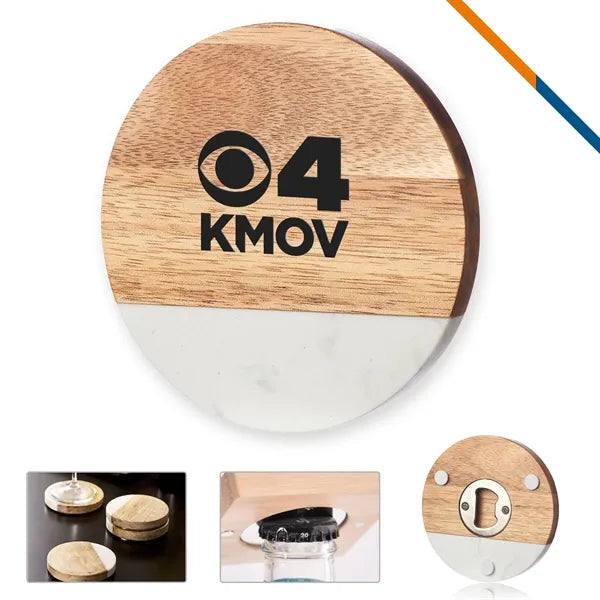Holiday 2in1 Wood Coaster