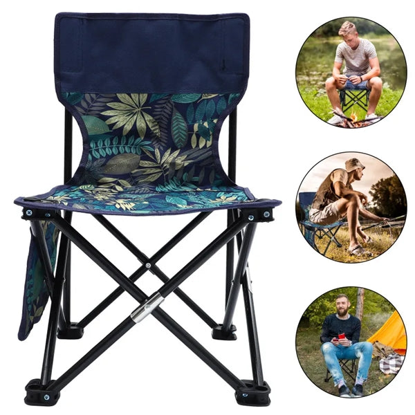 Folding Camping Chair with Carrying Bag (300lbs Capacity)