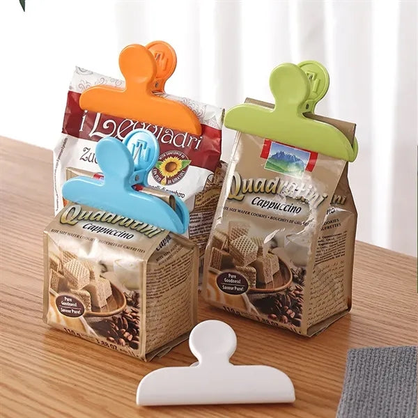 4 Pcs Plastic Food Packaging Clips Bag Clamp Great Set