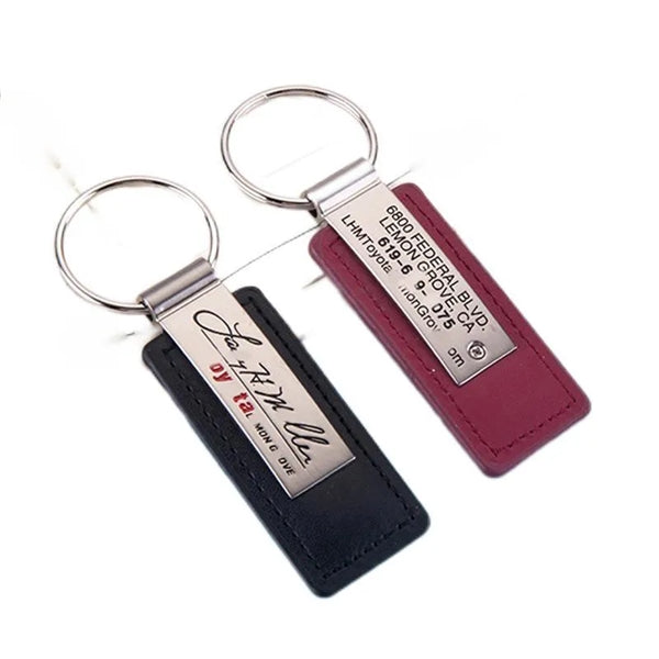 Car PU leather Keychain