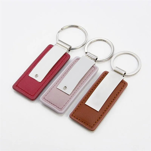 Car PU leather Keychain