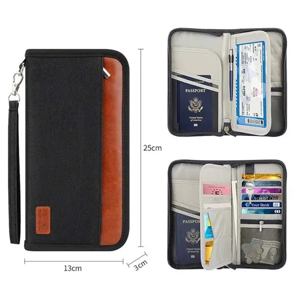 Family Travel Passport Wallet