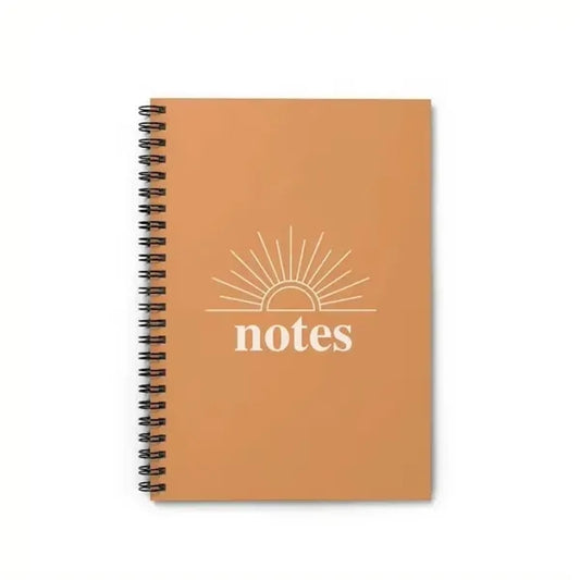 5" x 7" Kraft Sprial Notebook