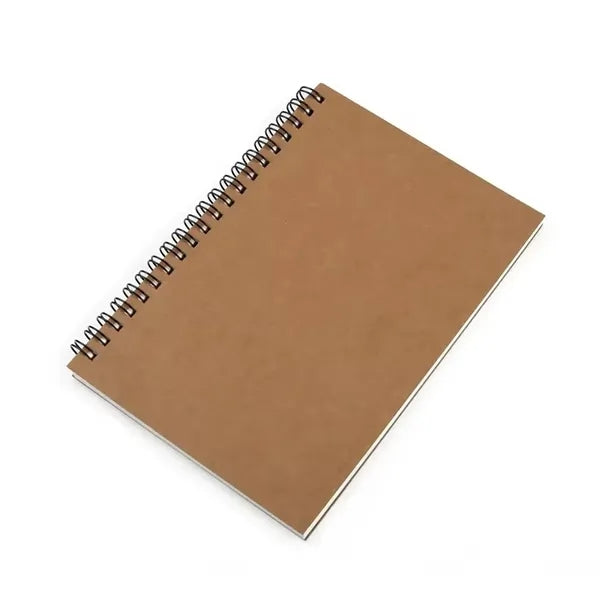 5" x 7" Kraft Sprial Notebook