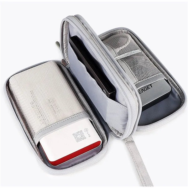 Travel Electronic Organizer Bag Cable Storage Pouch